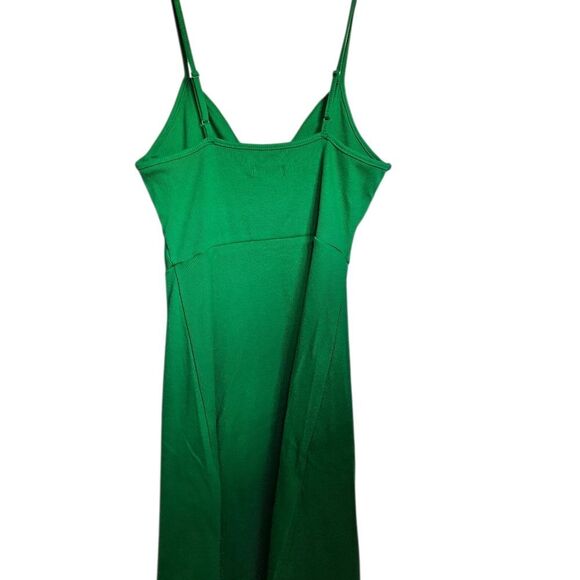 Womens Knit Ribbed Skater Dress Wild Fable Green Size Small NWT Final Price - Picture 4 of 7